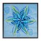 Stupell Industries Star Shaped Abstract Flower Framed Giclee Design by Liz Jardine